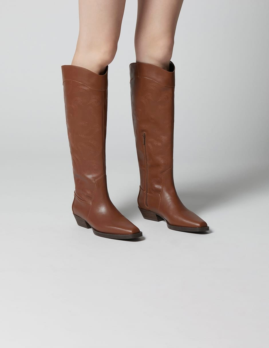 Bota abajo de la rodilla para mujer 2