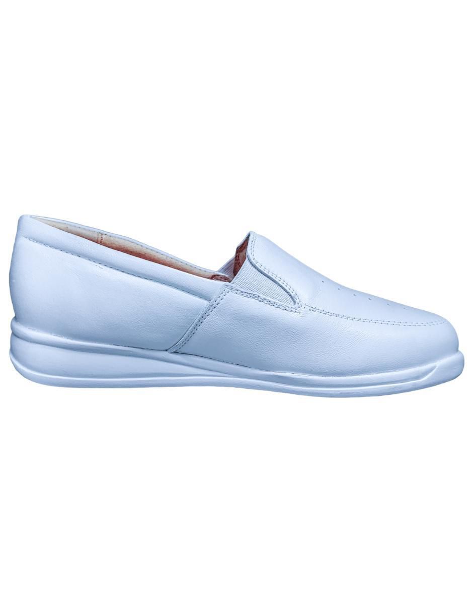 Mocasín de piel para mujer