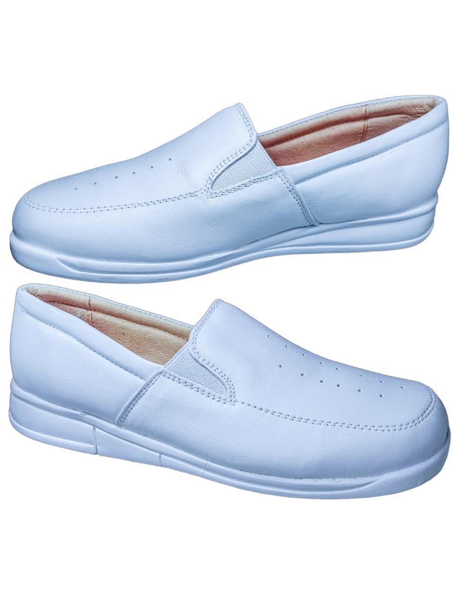 Mocasín de piel para mujer
