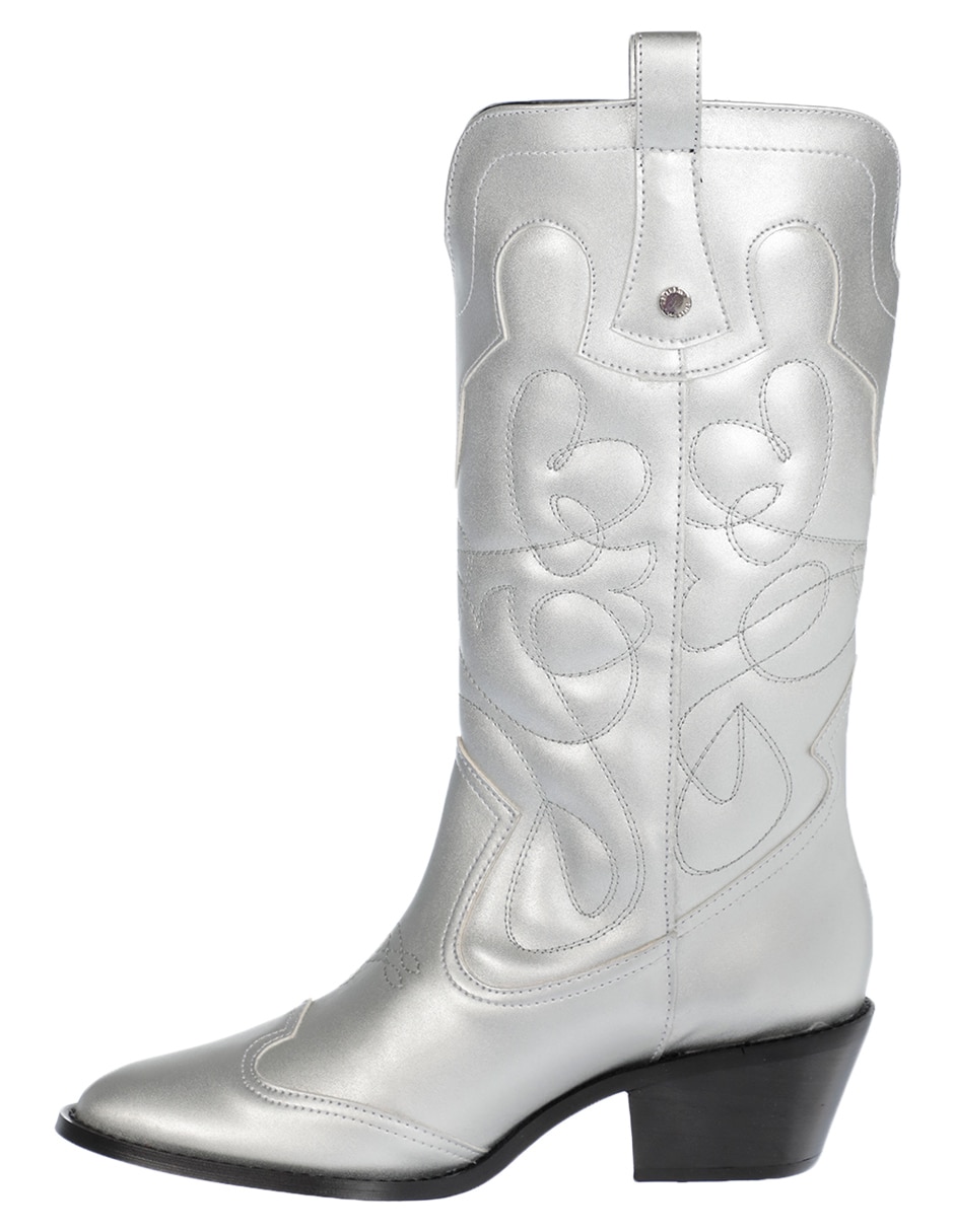 Bota media pierna para mujer