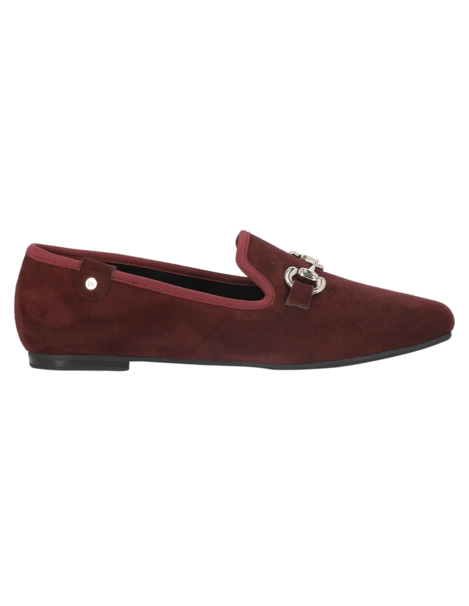 Mocasín de piel para mujer
