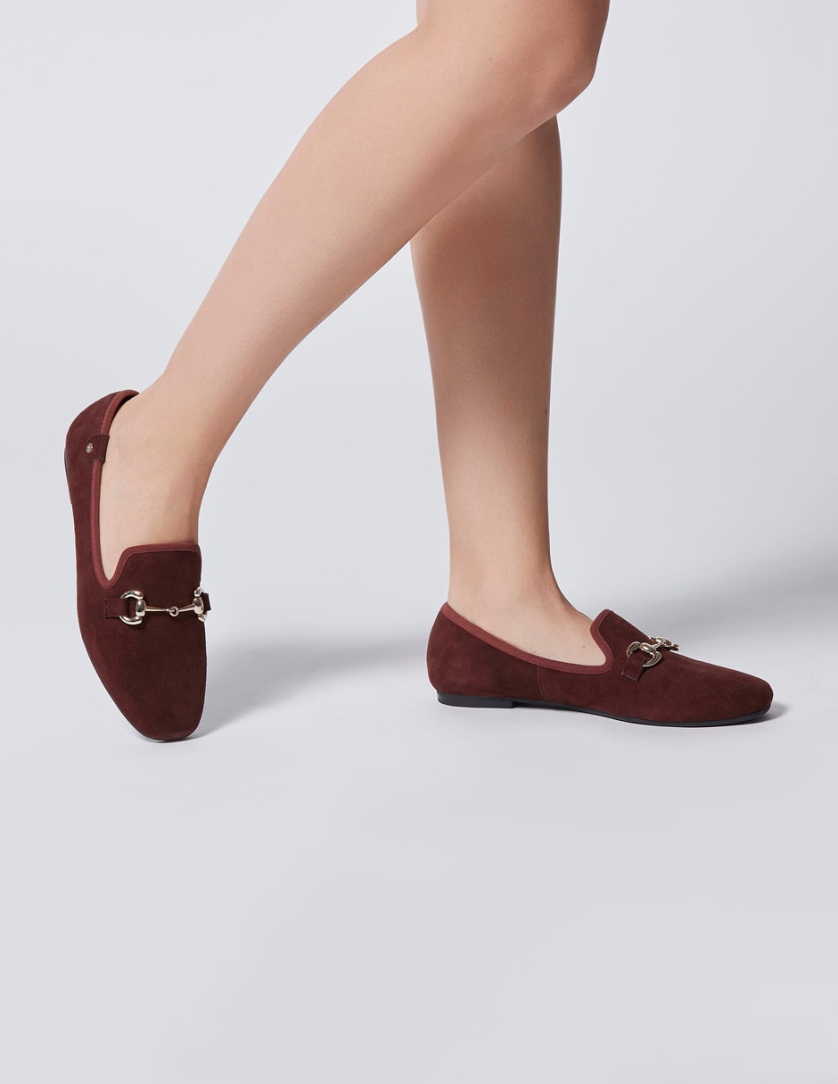 Mocasín de piel para mujer 6