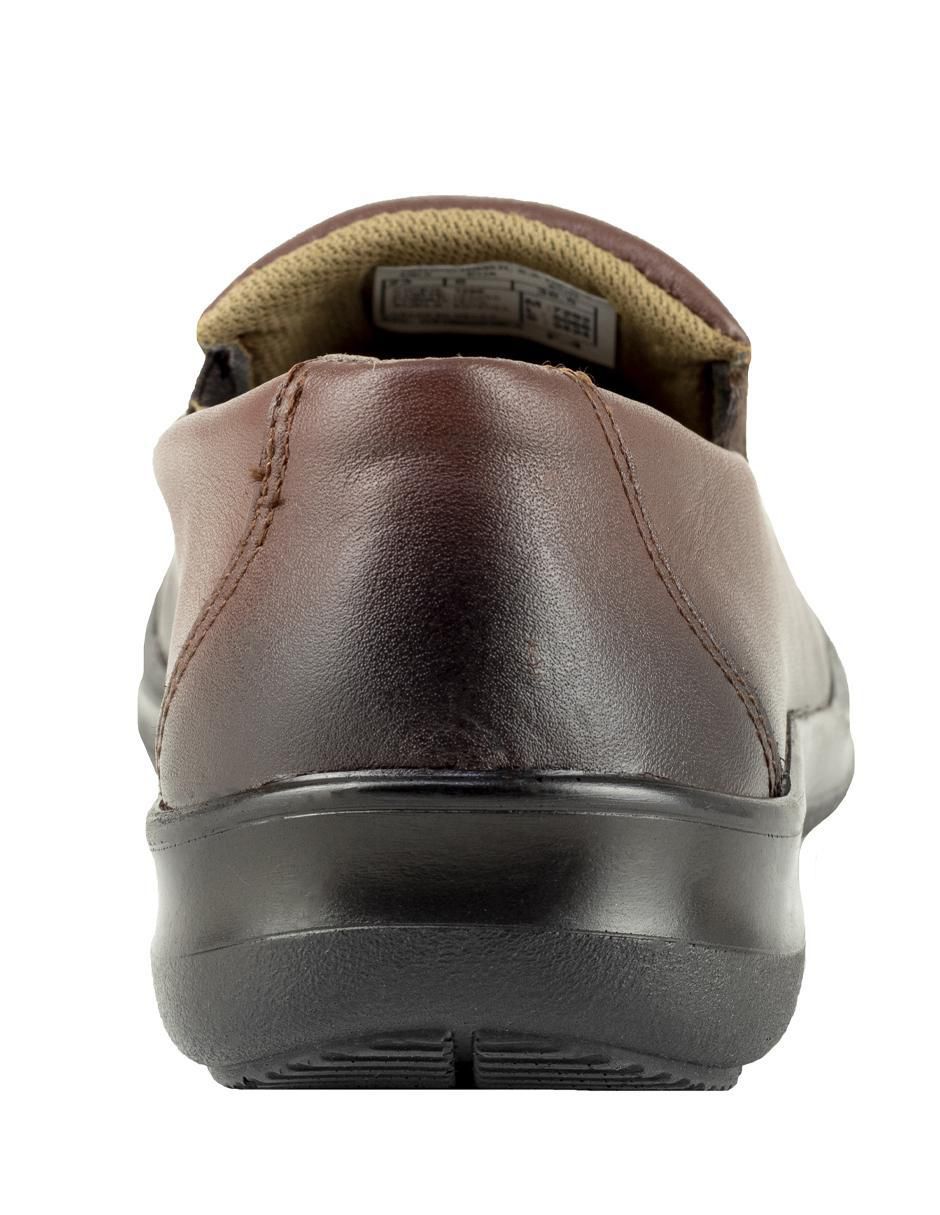 Mocasín de piel para mujer