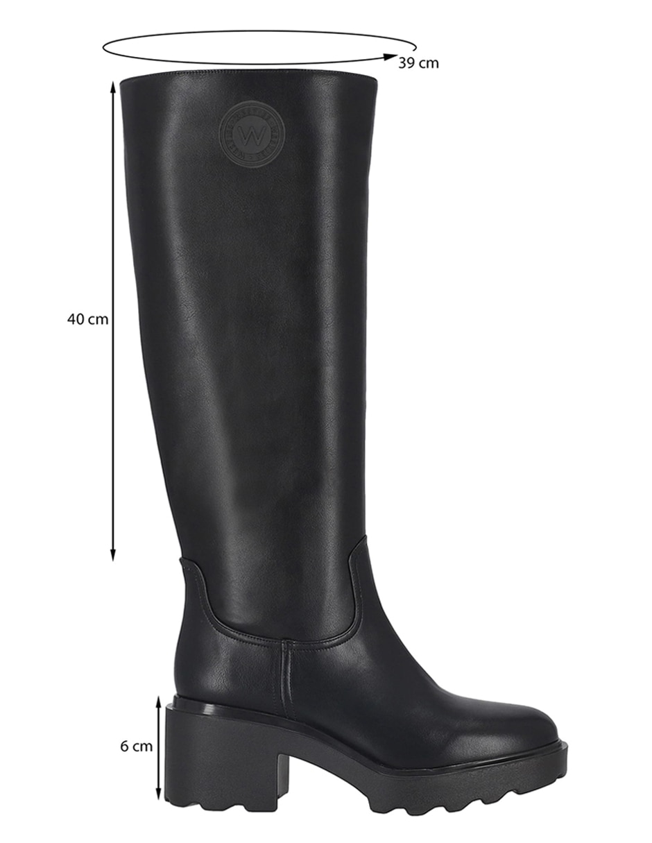 Bota abajo de la rodilla para mujer 10