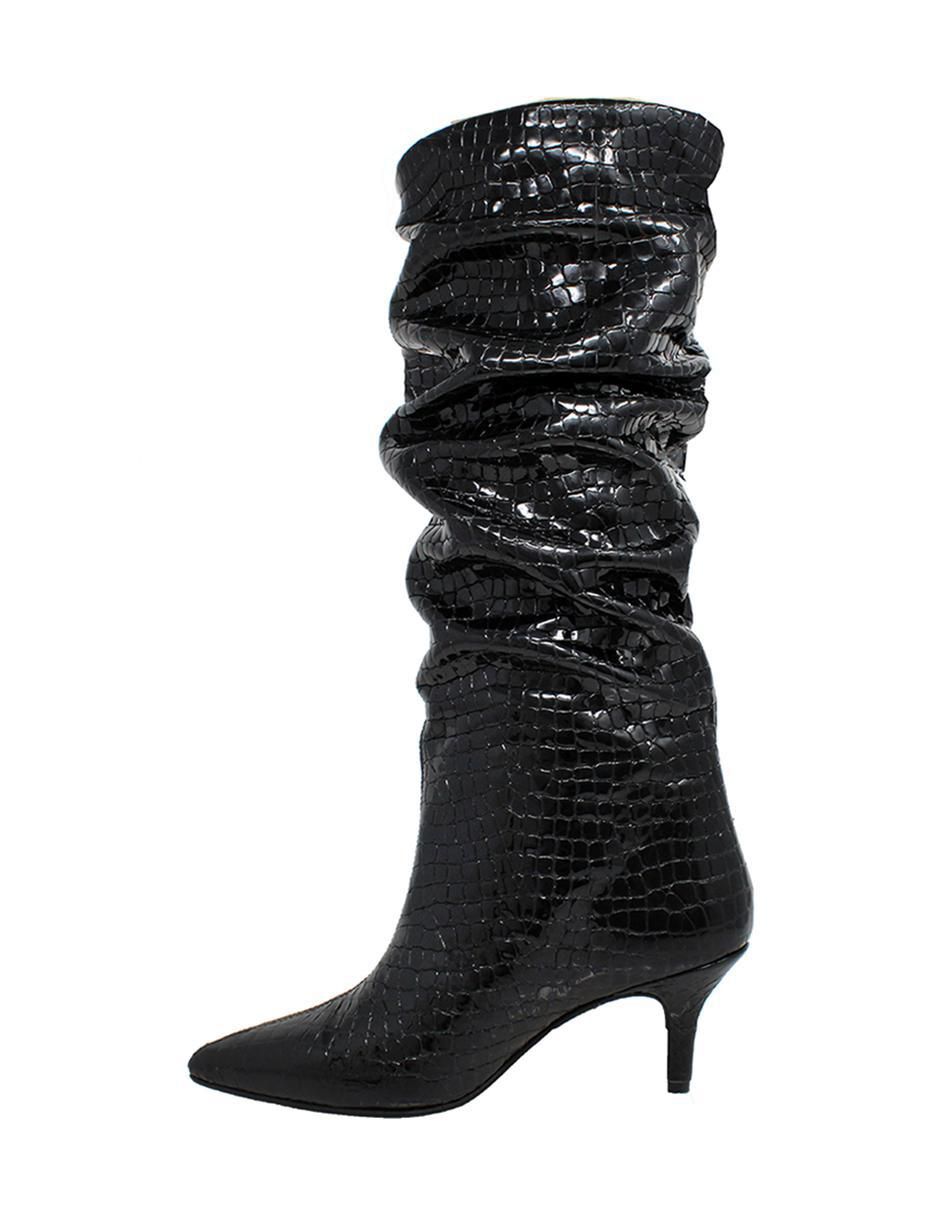 Bota abajo de la rodilla Regina Romero Tori 50 de piel para mujer