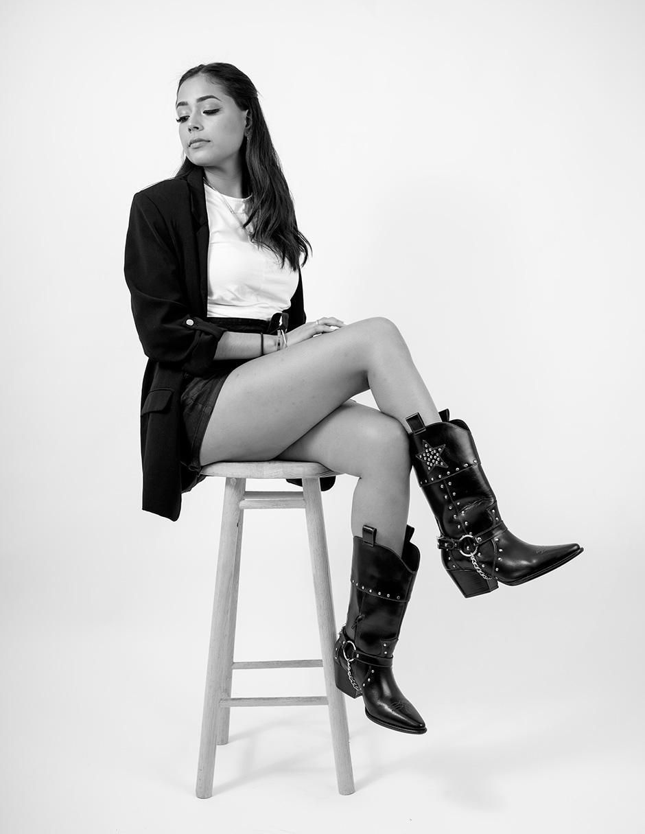 Bota abajo de la rodilla Elán Choose Your Way de piel para mujer