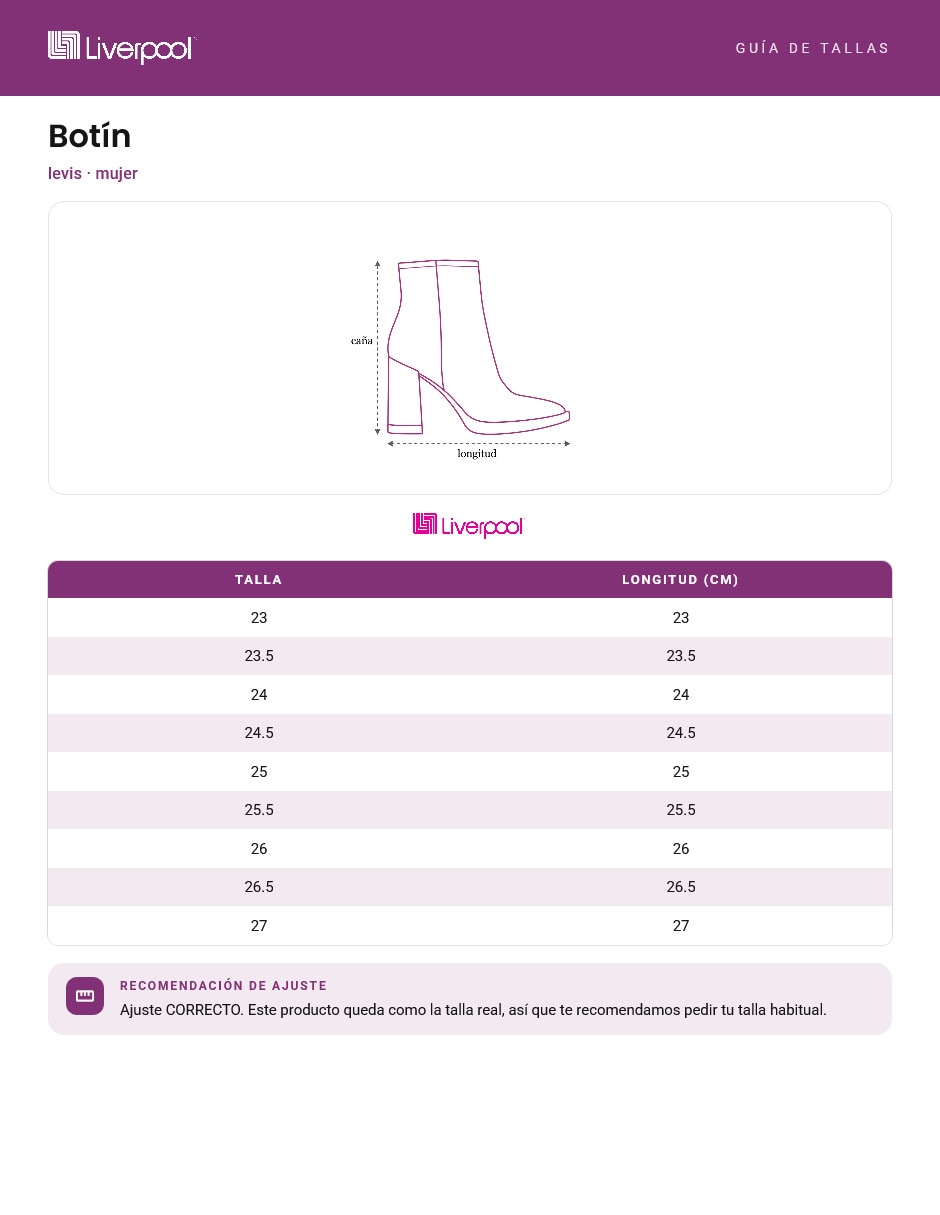 Bota arriba del tobillo levis para mujer 6