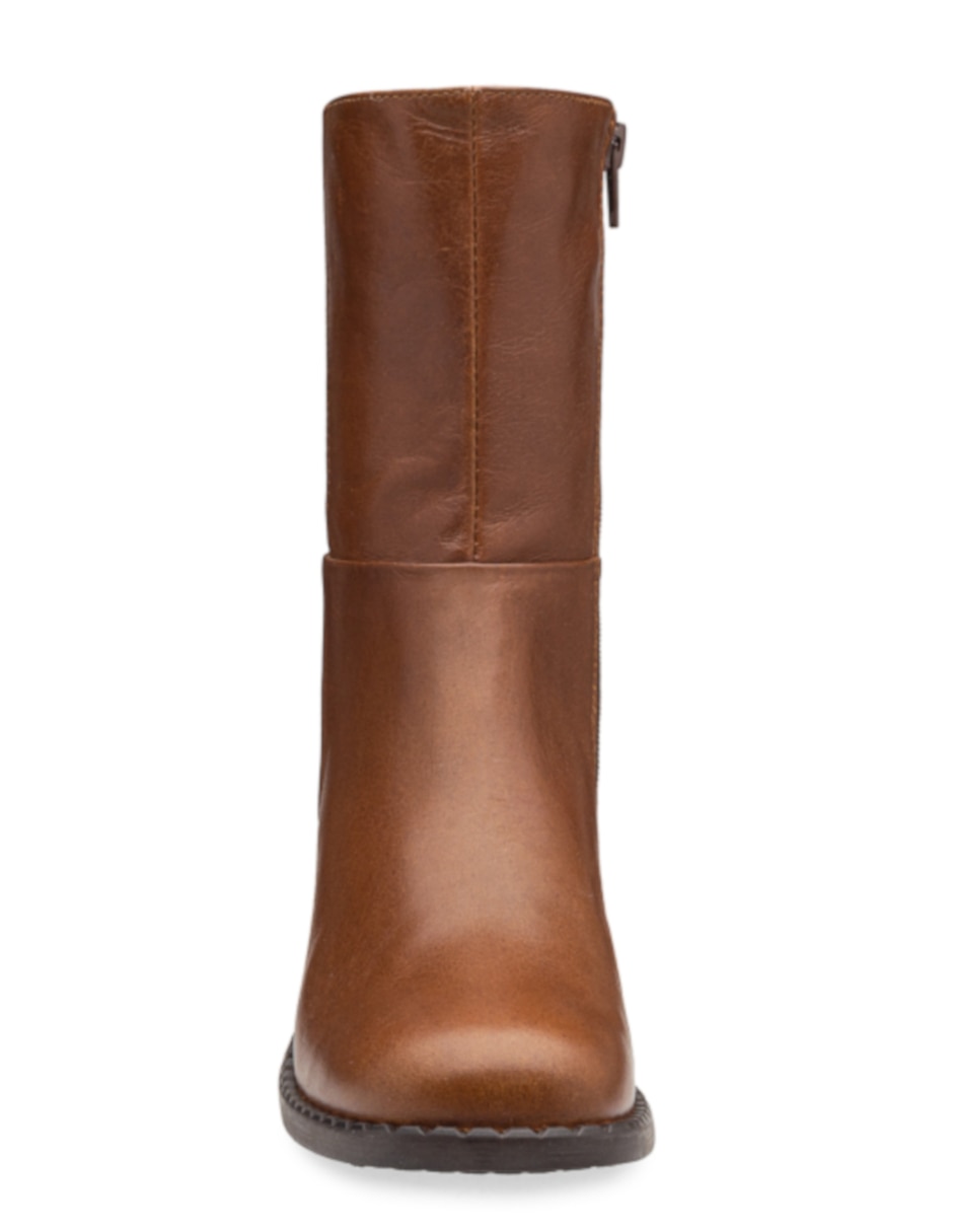 Bota arriba del tobillo de piel para mujer