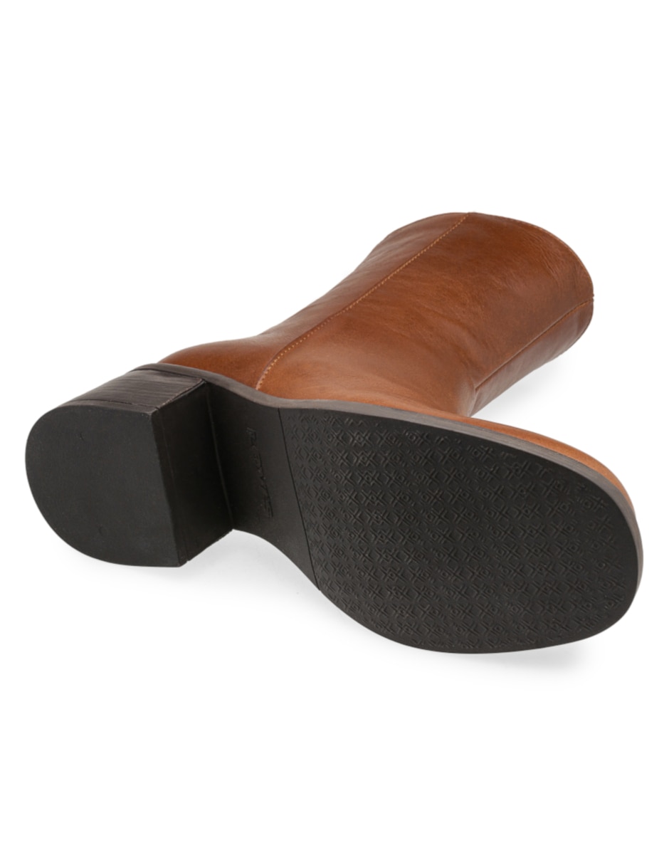Bota arriba del tobillo de piel para mujer