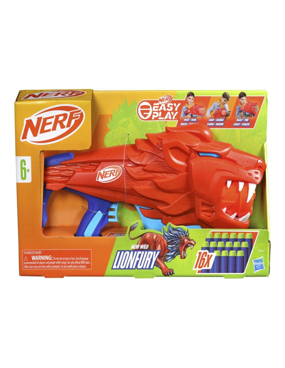 Lanzador de dardos Nerf Wild Lionfury