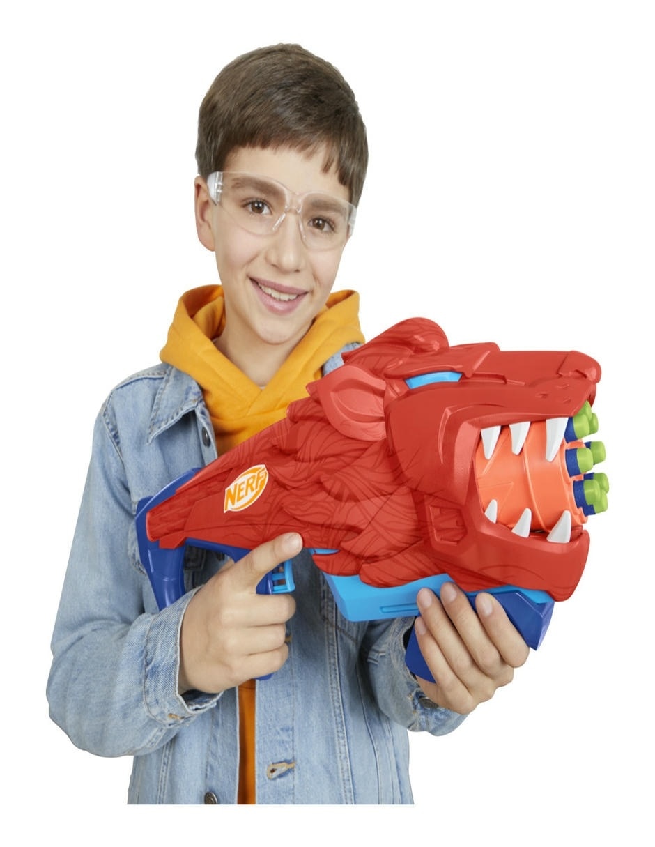 Lanzador de dardos Nerf Wild Lionfury
