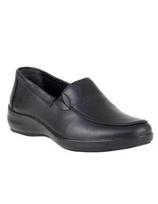 Mocasín de piel para mujer