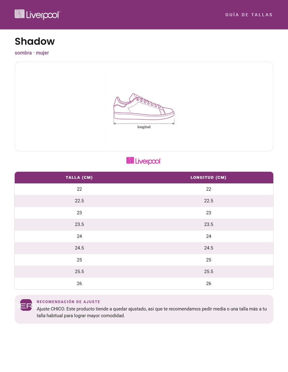 Tenis para mujer