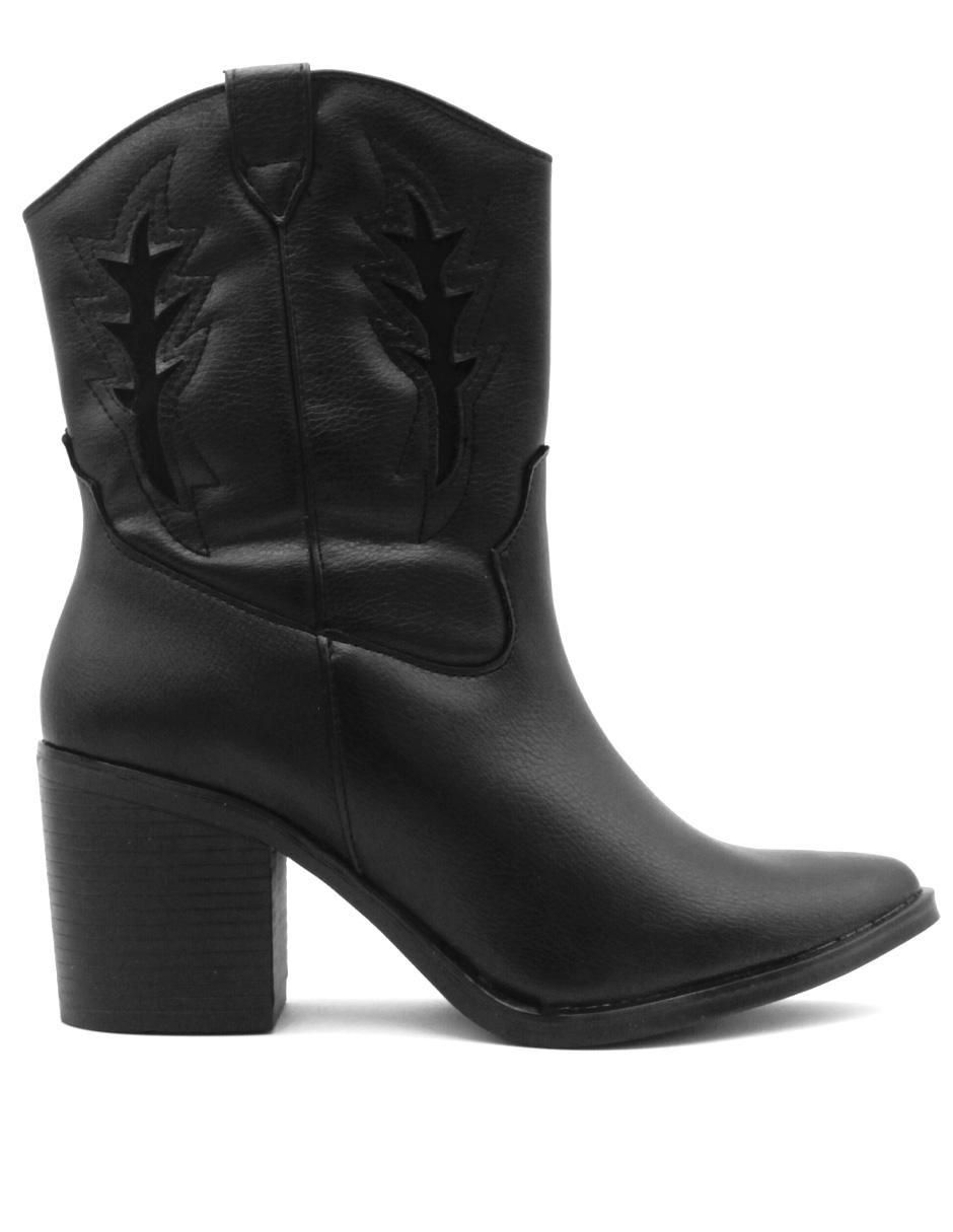 Bota arriba del tobillo Rbcollection de piel para mujer