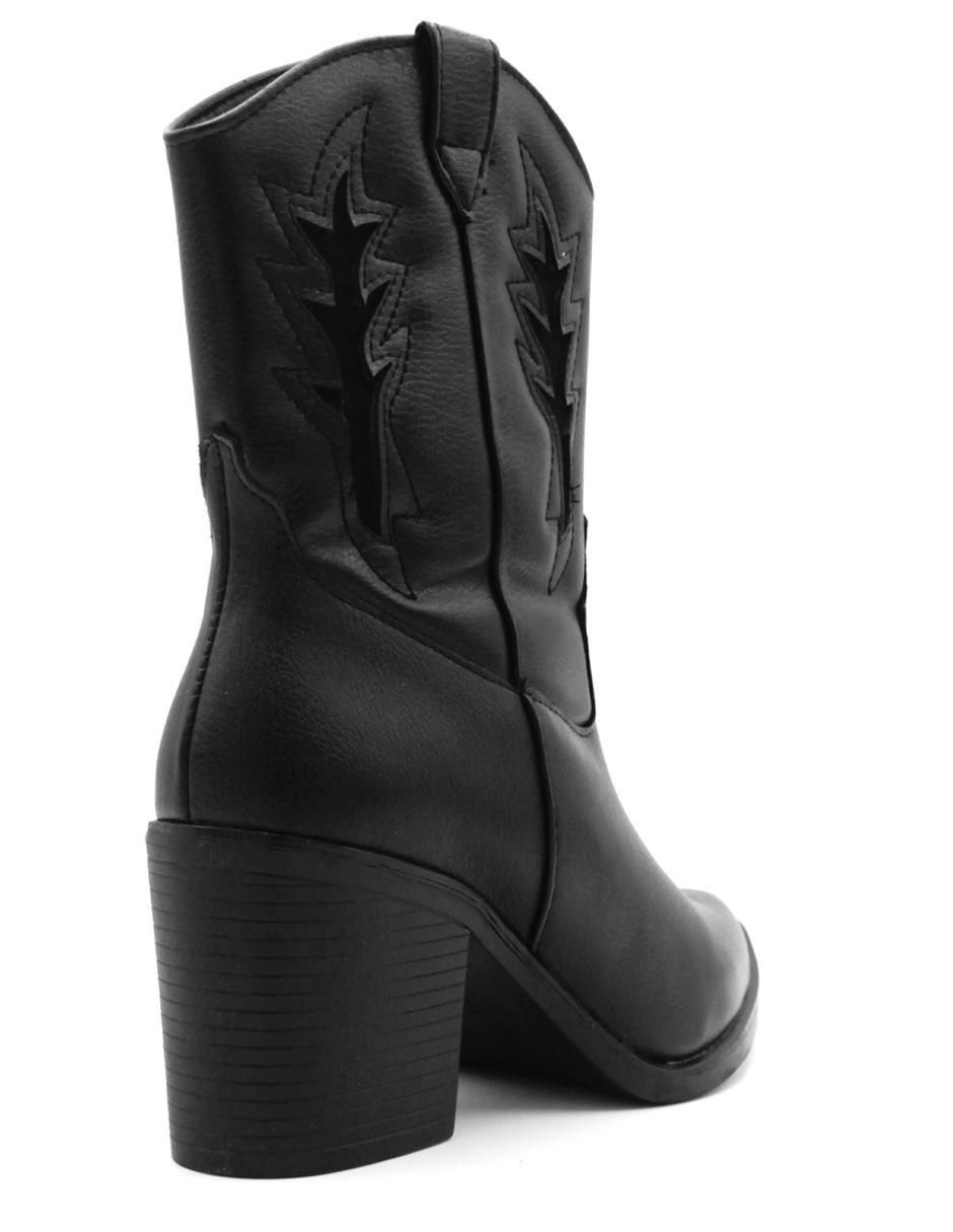 Bota arriba del tobillo Rbcollection de piel para mujer