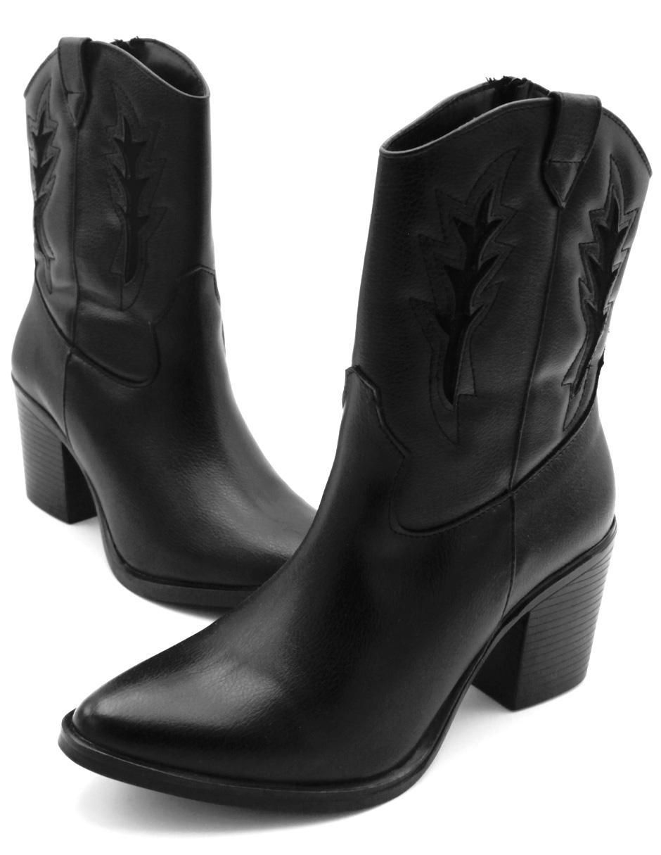 Bota arriba del tobillo Rbcollection de piel para mujer