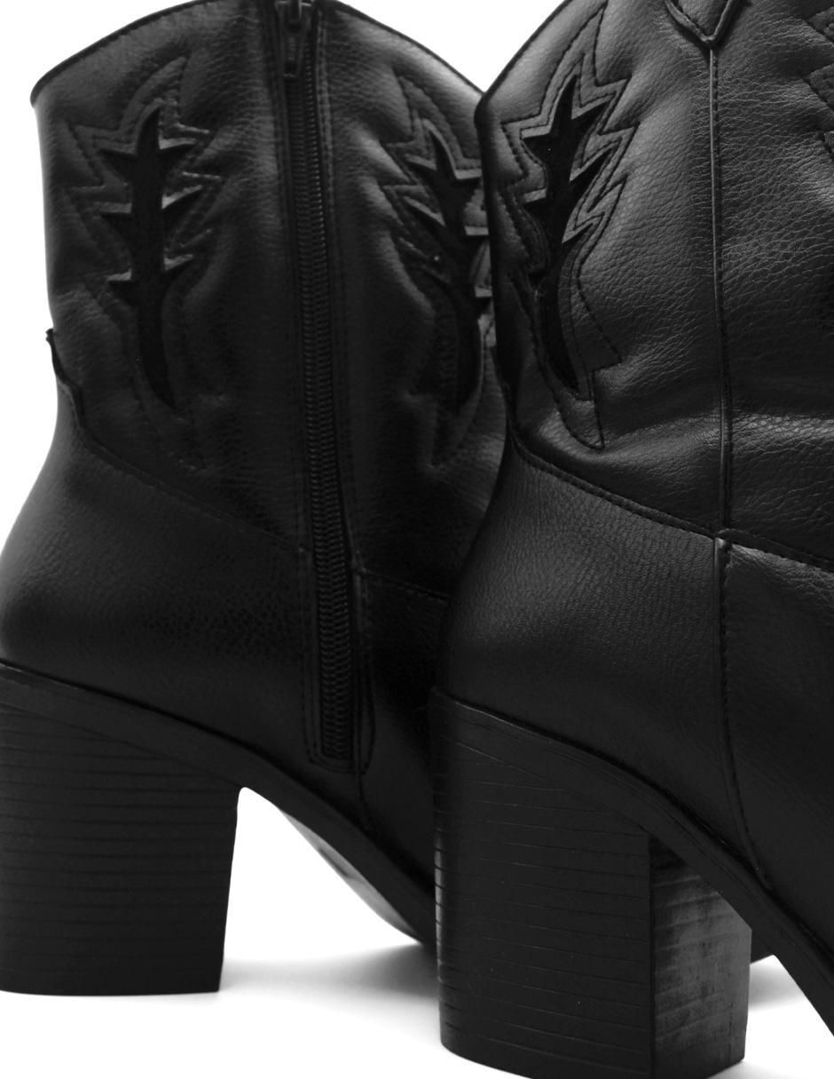 Bota arriba del tobillo Rbcollection de piel para mujer