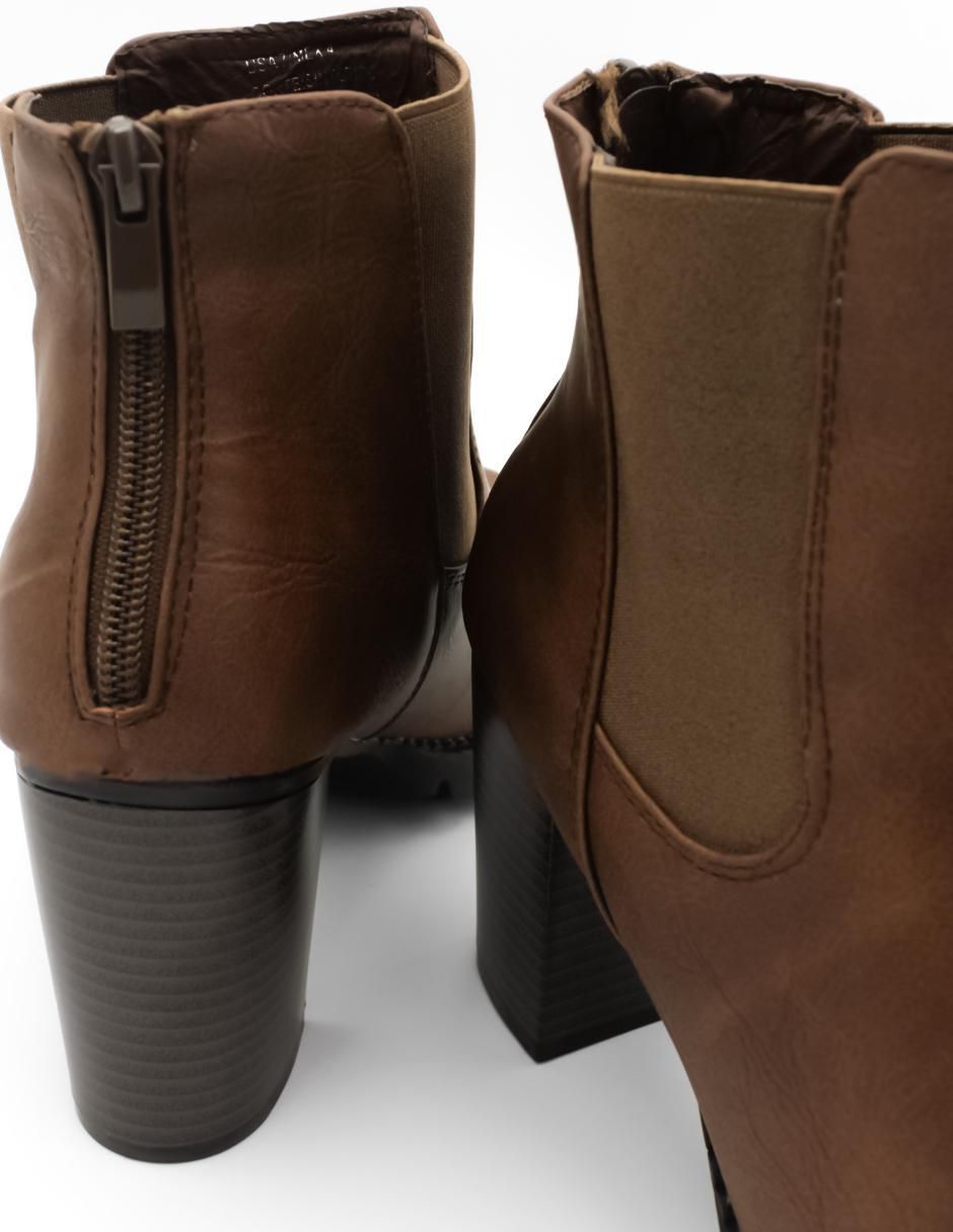 Botín arriba del tobillo Rbcollection de piel para mujer