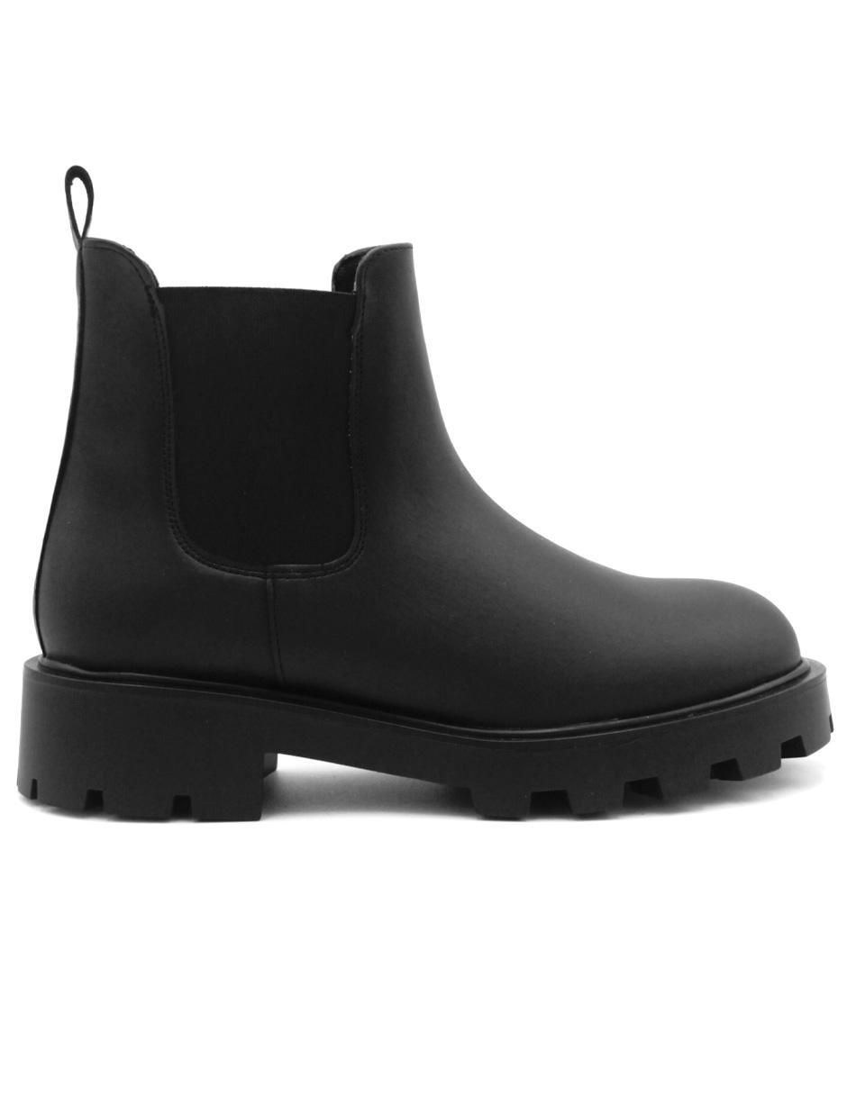 Bota arriba del tobillo de piel para mujer 5
