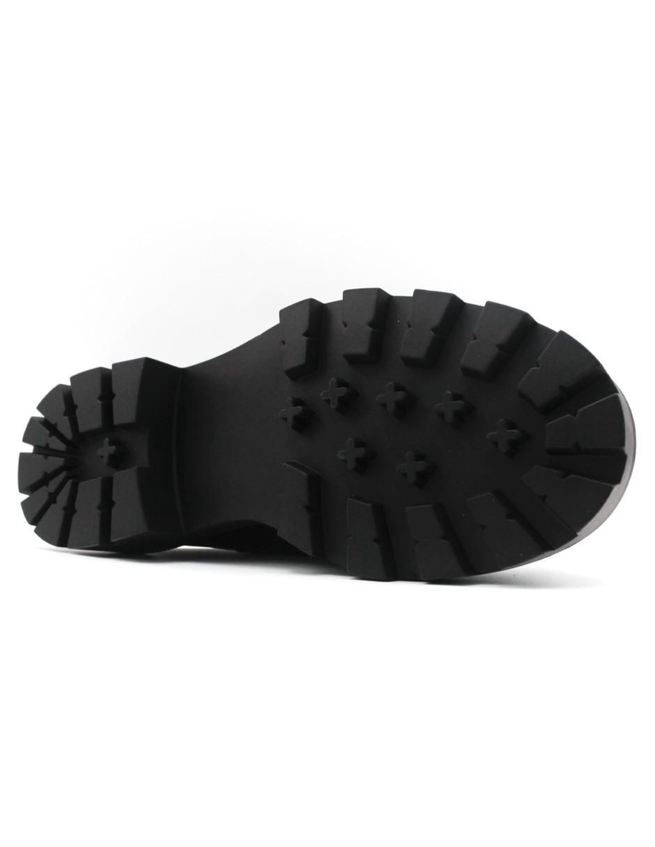 Bota arriba del tobillo de piel para mujer 4