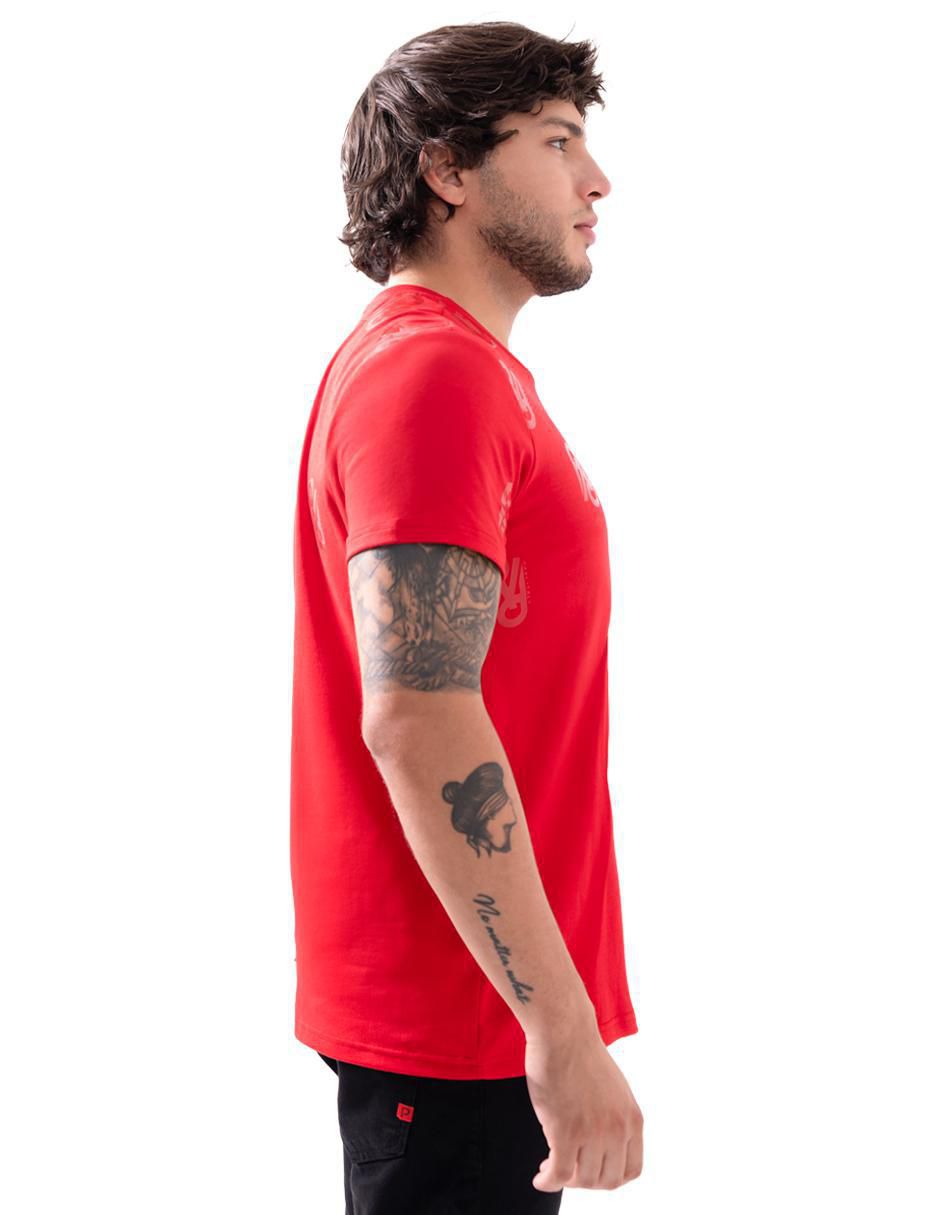 Playera Pavi Italy cuello redondo para hombre