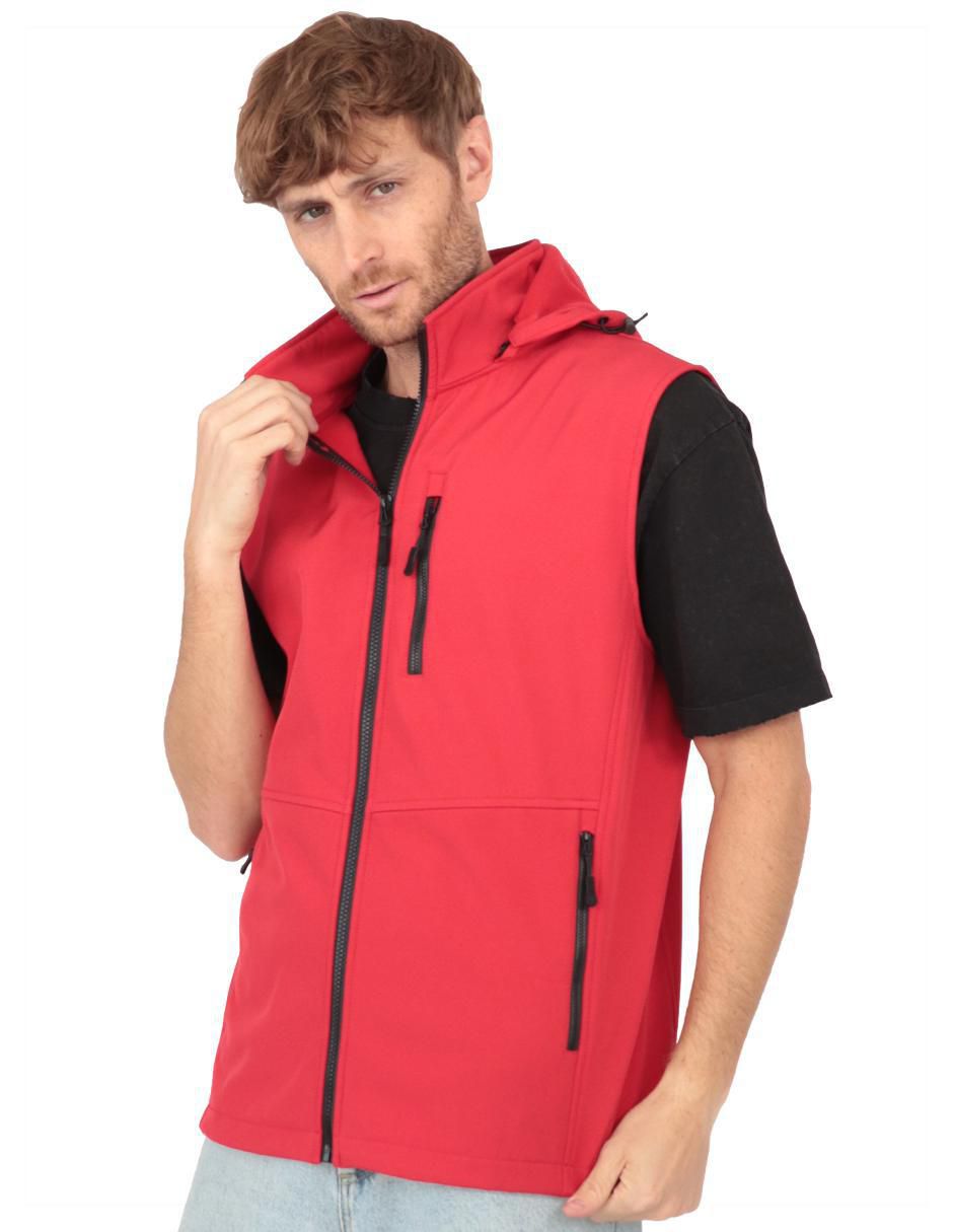 Chaleco capucha desmontable para hombre 6