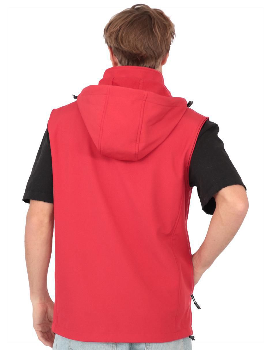 Chaleco capucha desmontable para hombre 5
