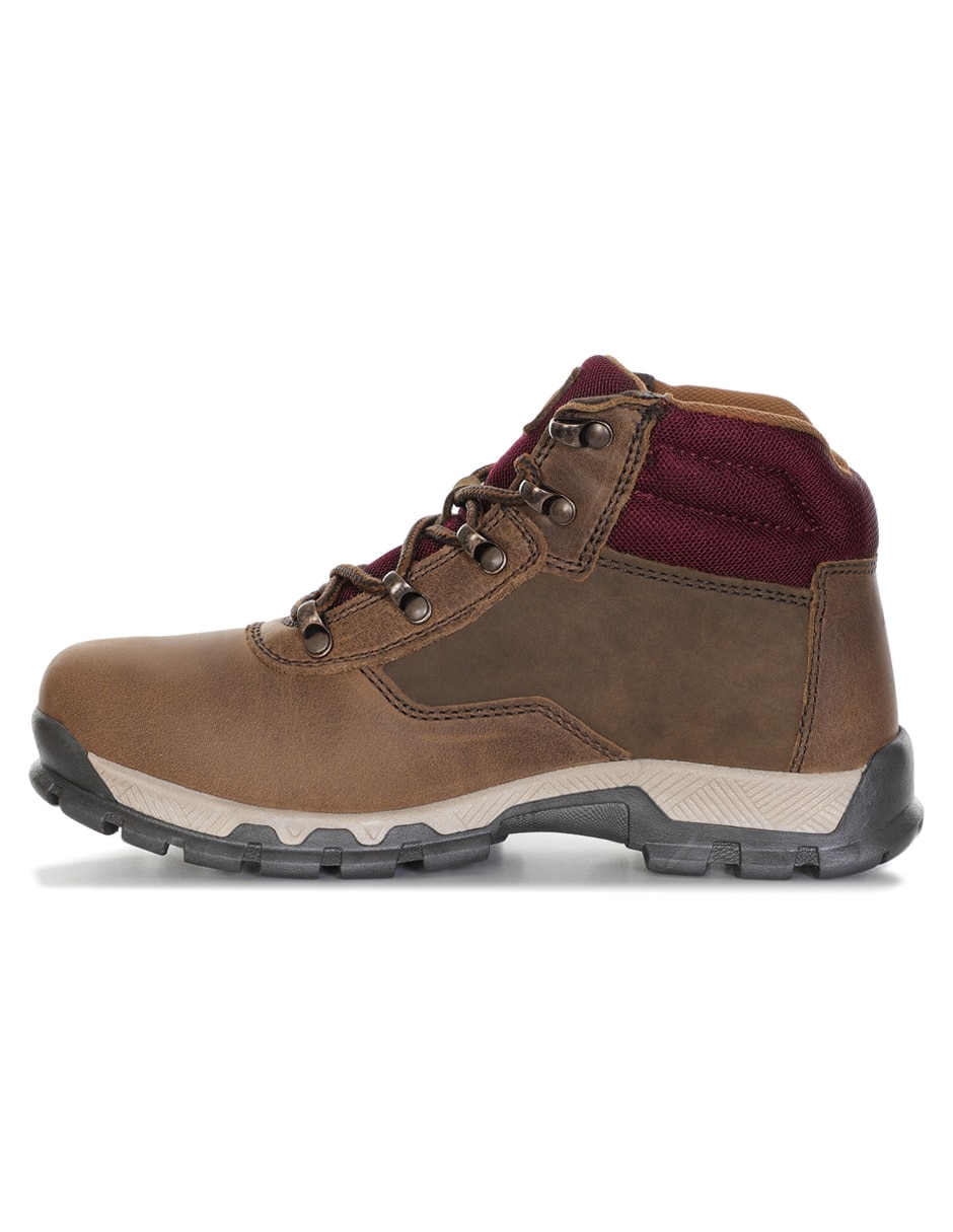 Bota arriba del tobillo Caterpillar Wilson de piel para mujer