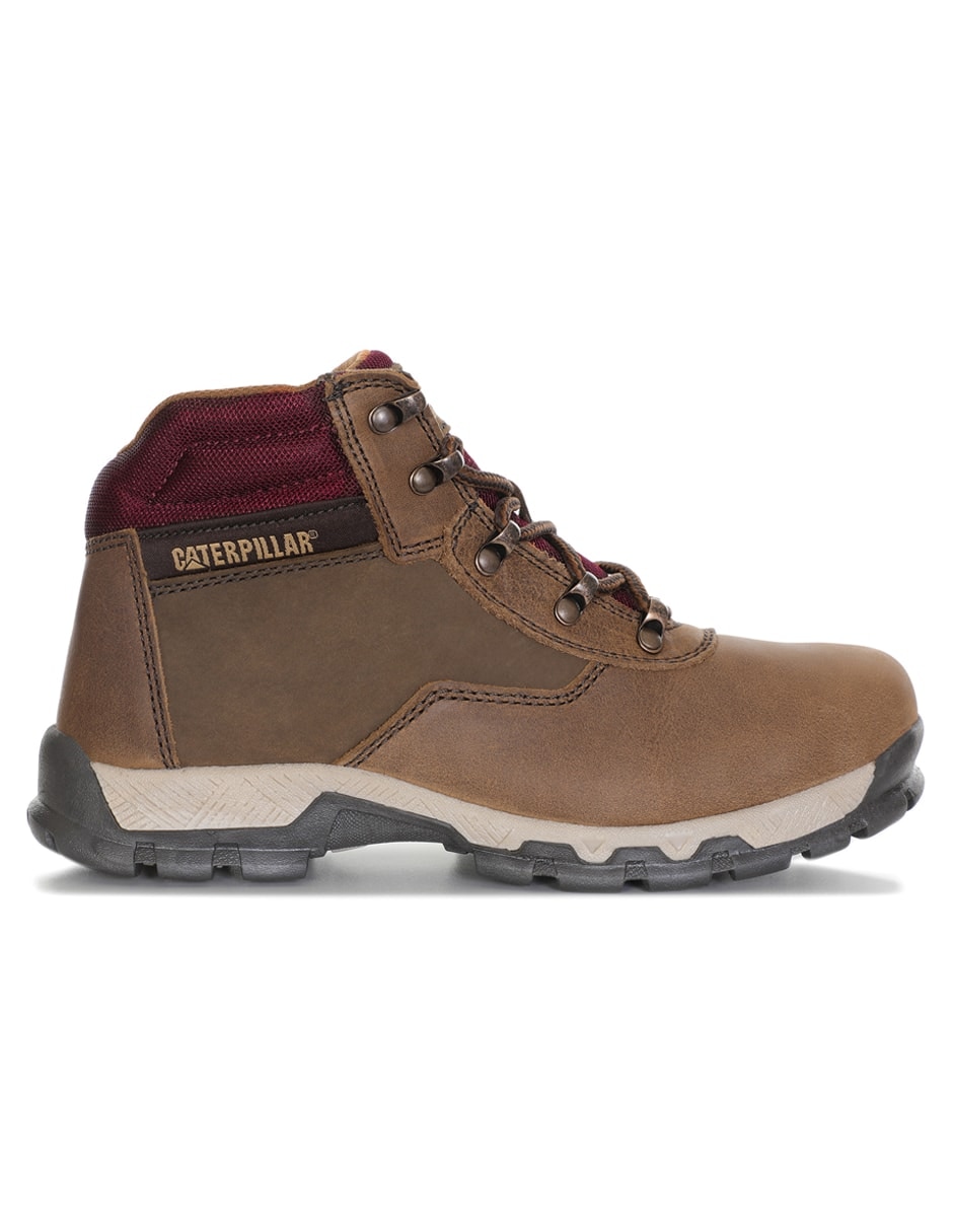 Bota arriba del tobillo Caterpillar Wilson de piel para mujer