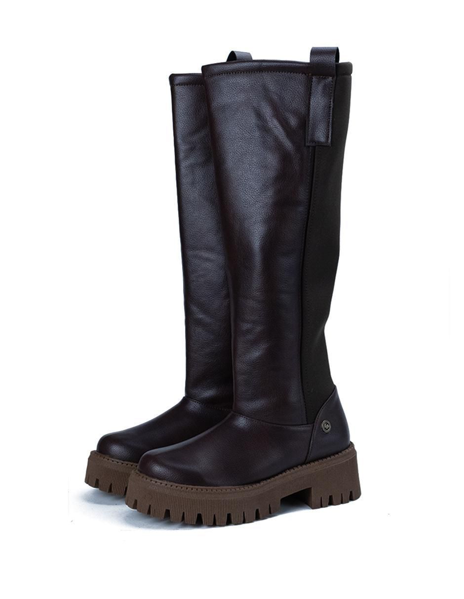 Bota abajo de la rodilla Michplas Alpes Brandy para mujer