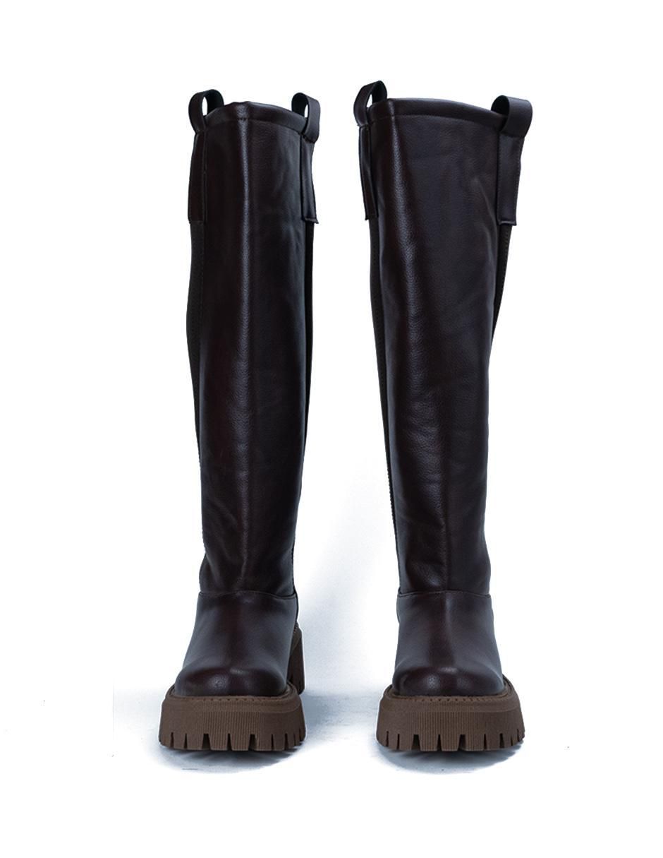 Bota abajo de la rodilla Michplas Alpes Brandy para mujer
