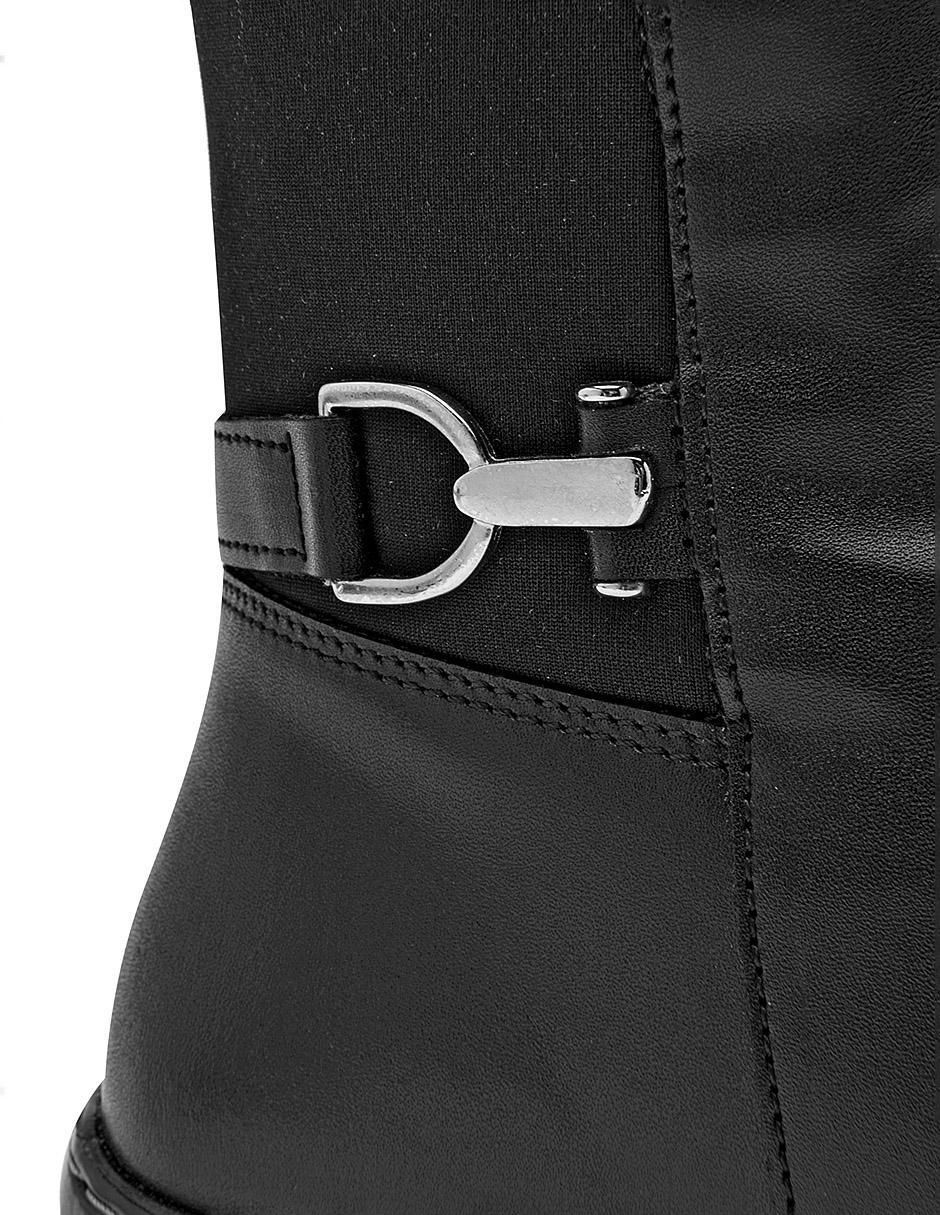 Bota abajo de la rodilla Green Love de piel para mujer