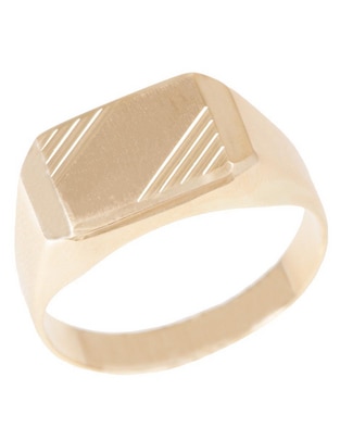Anillo Sini de oro mate