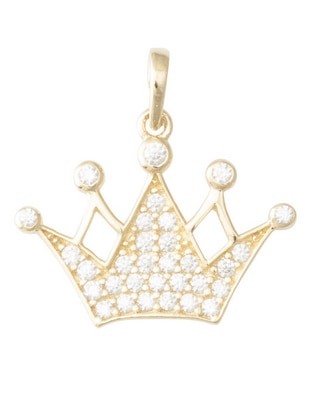 Dije de corona Sini de oro 14 K