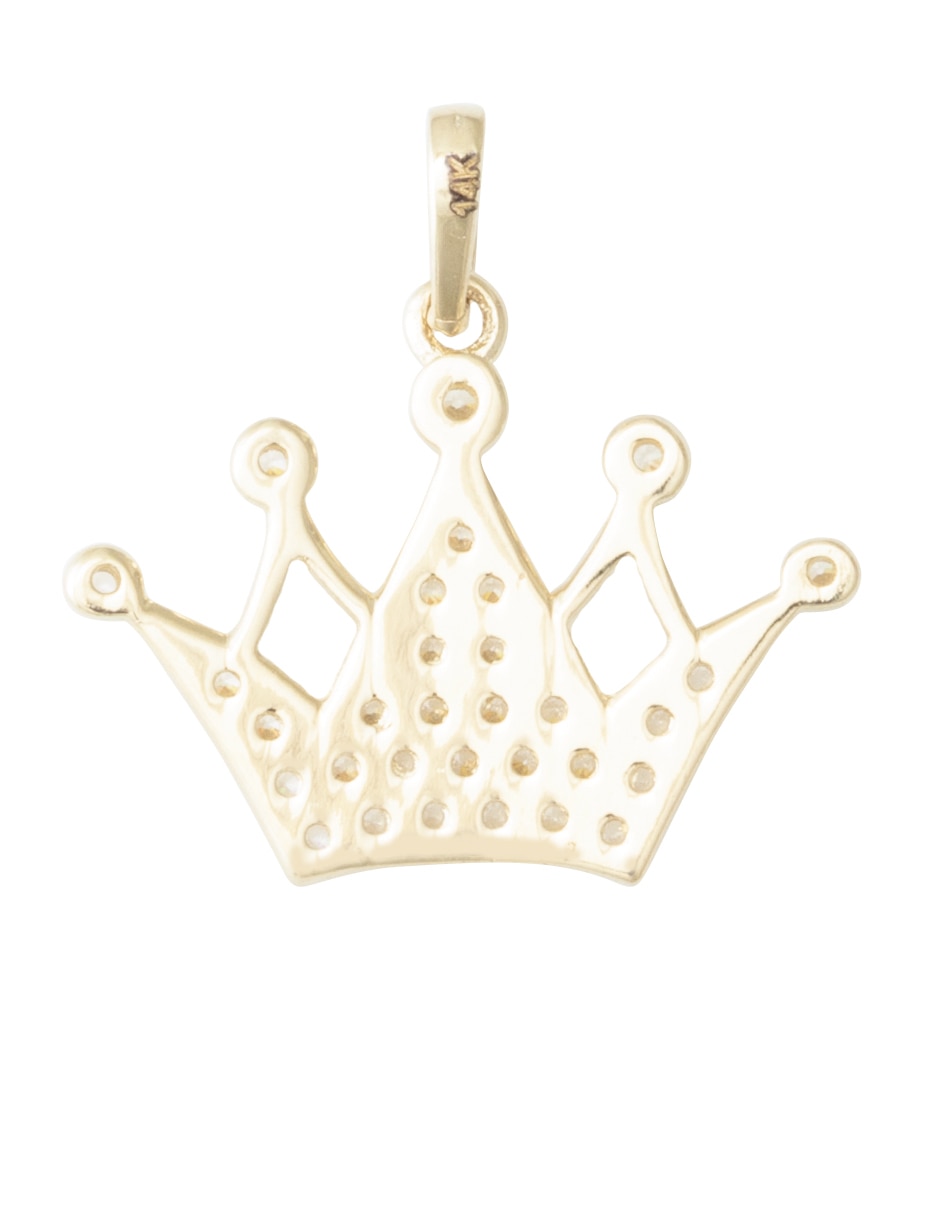 Dije de corona de oro 14 K Dije de corona de oro 14 K