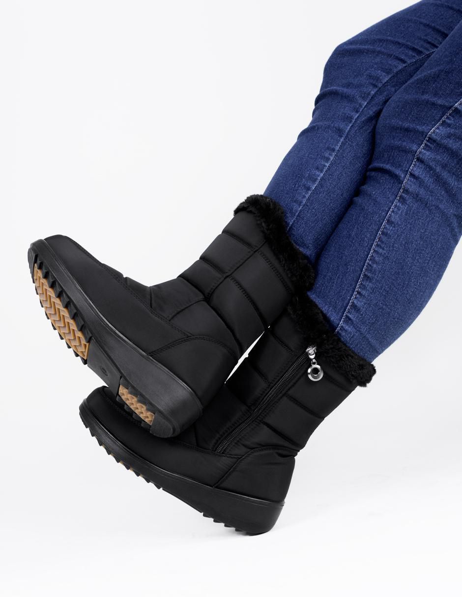 Bota media pierna Rbcollection para mujer