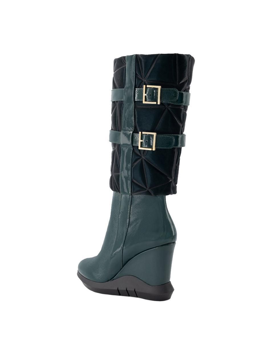 Bota media pierna para mujer