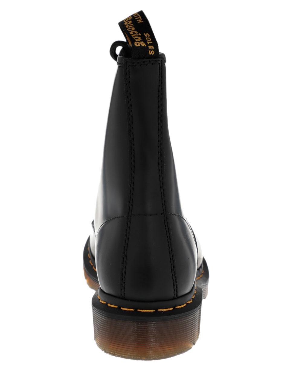 Bota arriba del tobillo de cuero para mujer