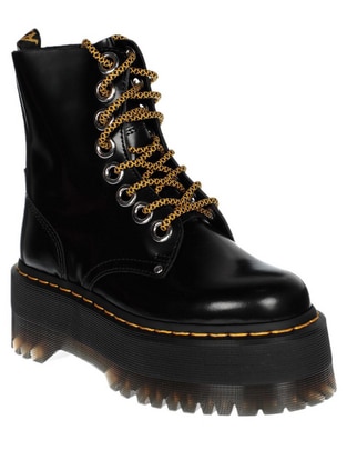 Bota arriba del tobillo de cuero para mujer Bota arriba del tobillo de cuero para mujer