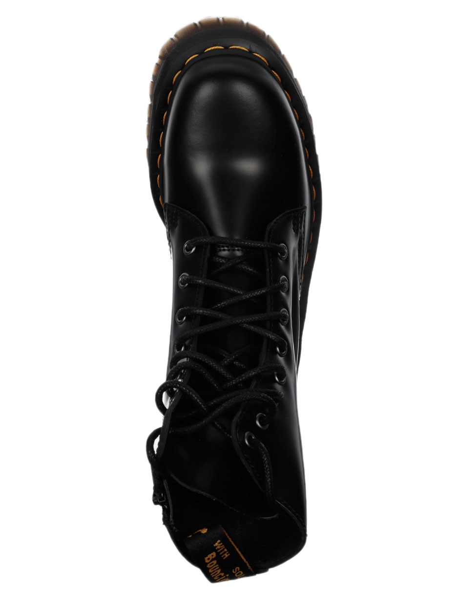 Bota arriba del tobillo de piel para mujer 5