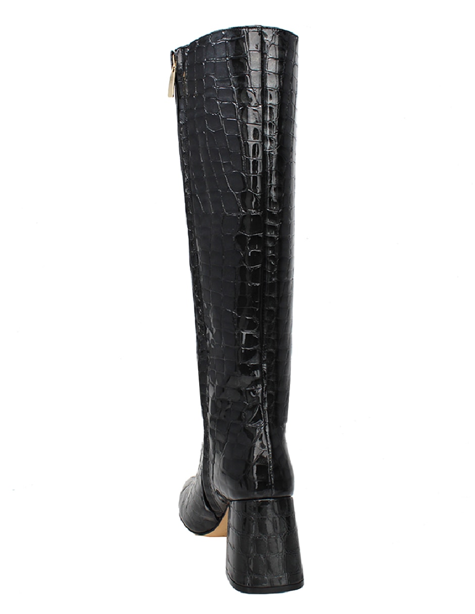 Bota abajo de la rodilla Regina Romero Brooklyn 75 de piel para mujer
