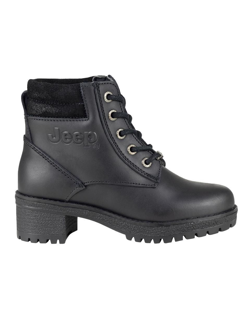 Bota arriba del tobillo Jeep de piel para mujer