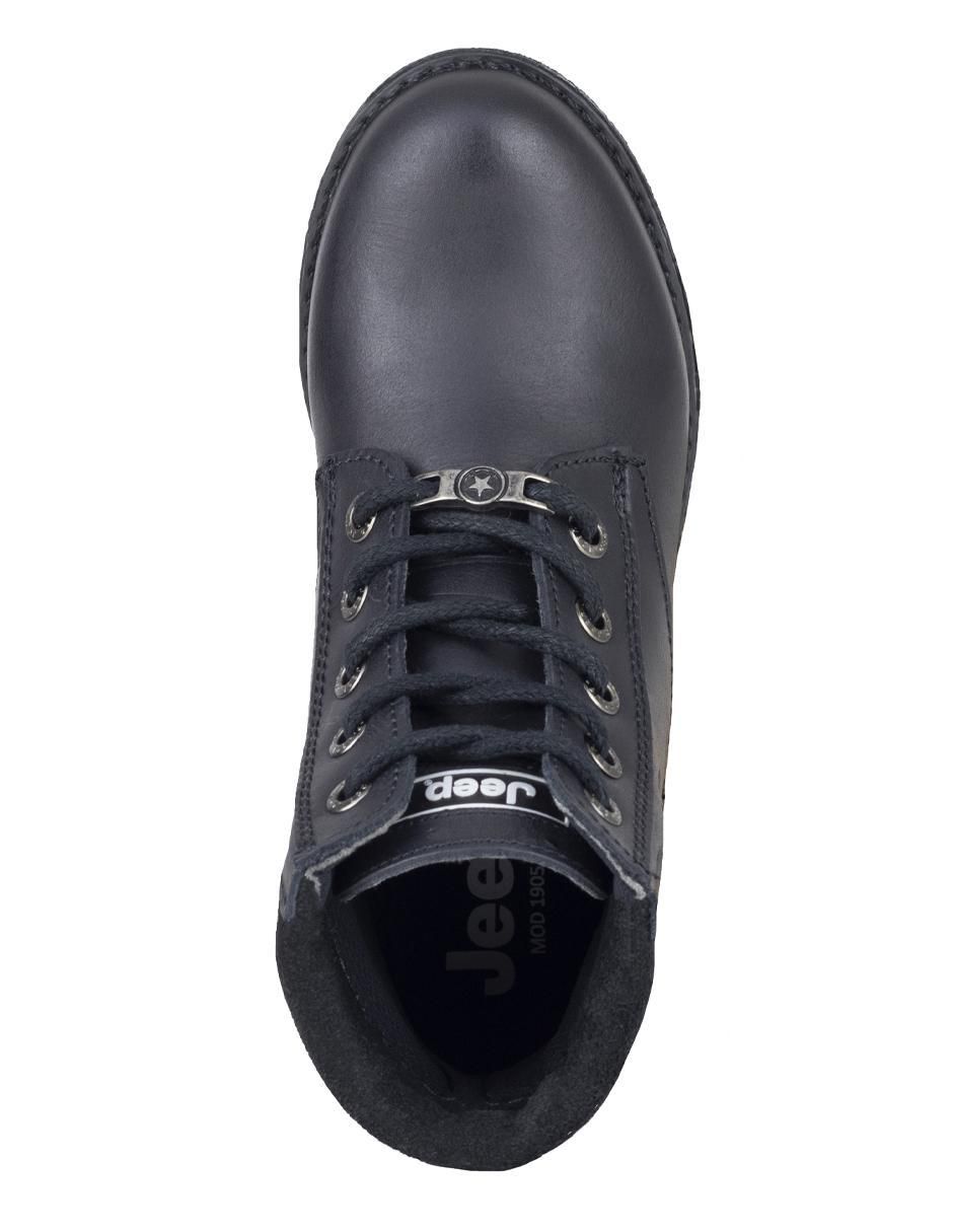 Bota arriba del tobillo Jeep de piel para mujer