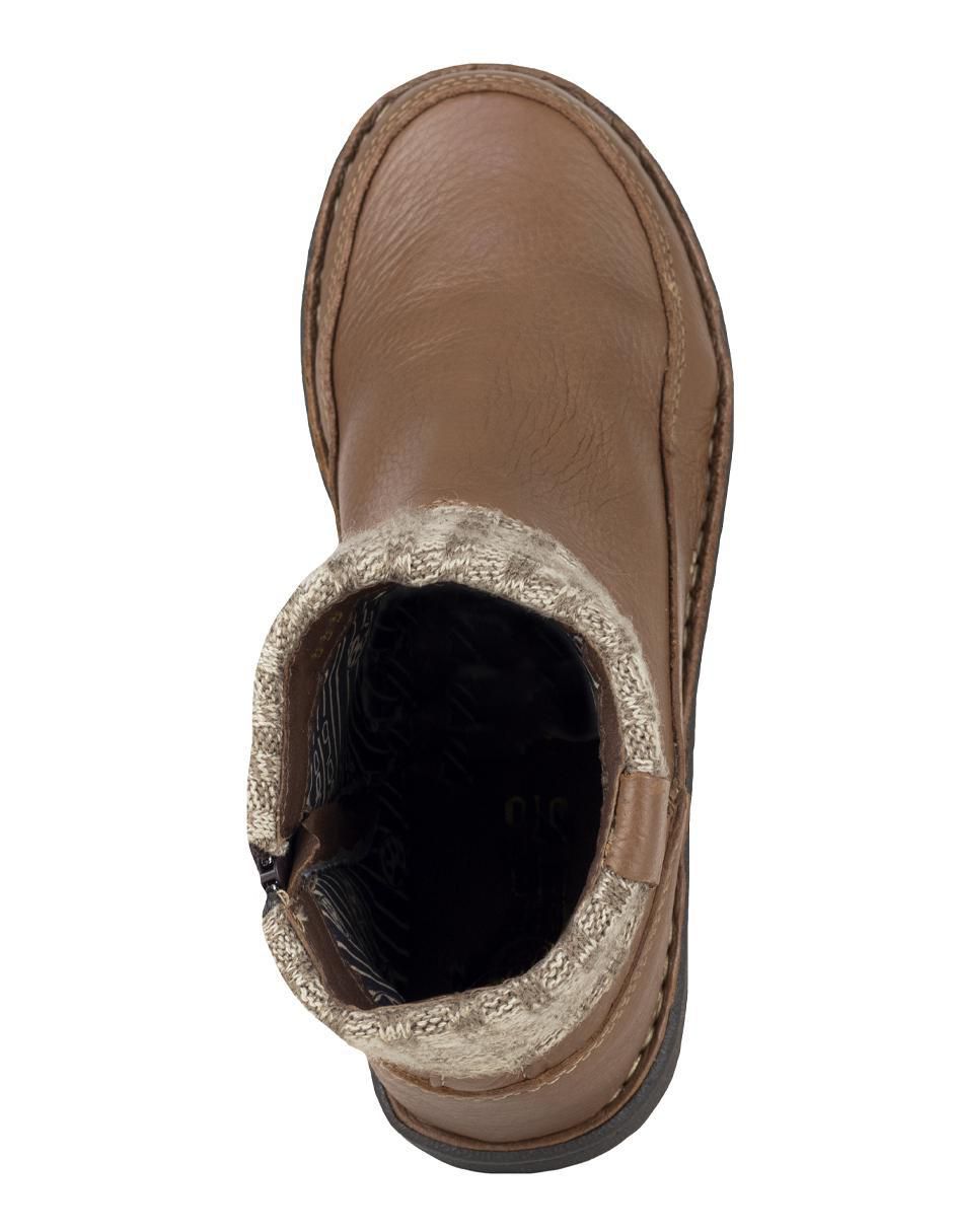 Bota arriba del tobillo Lobo Solo de piel para mujer
