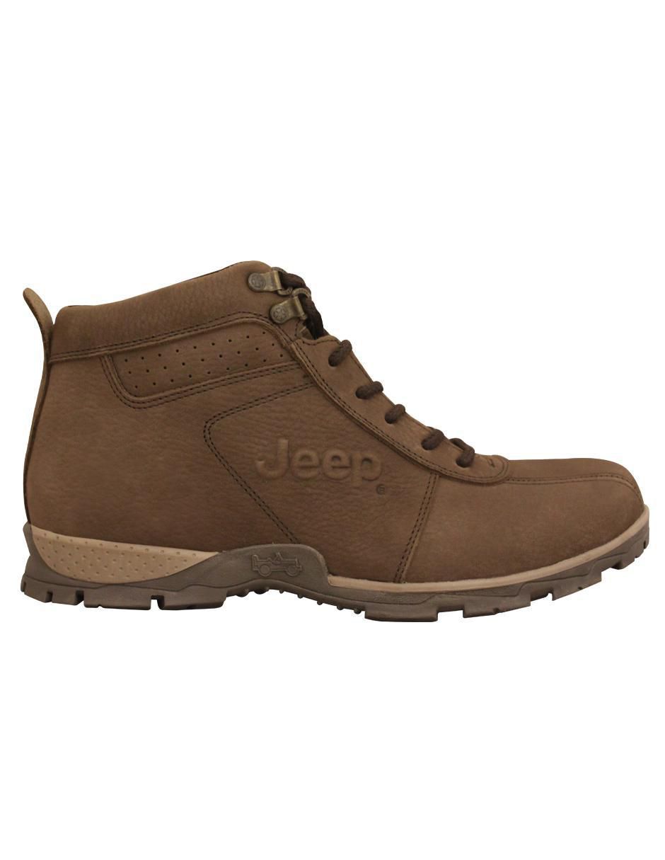 Bota al tobillo Jeep de piel para mujer