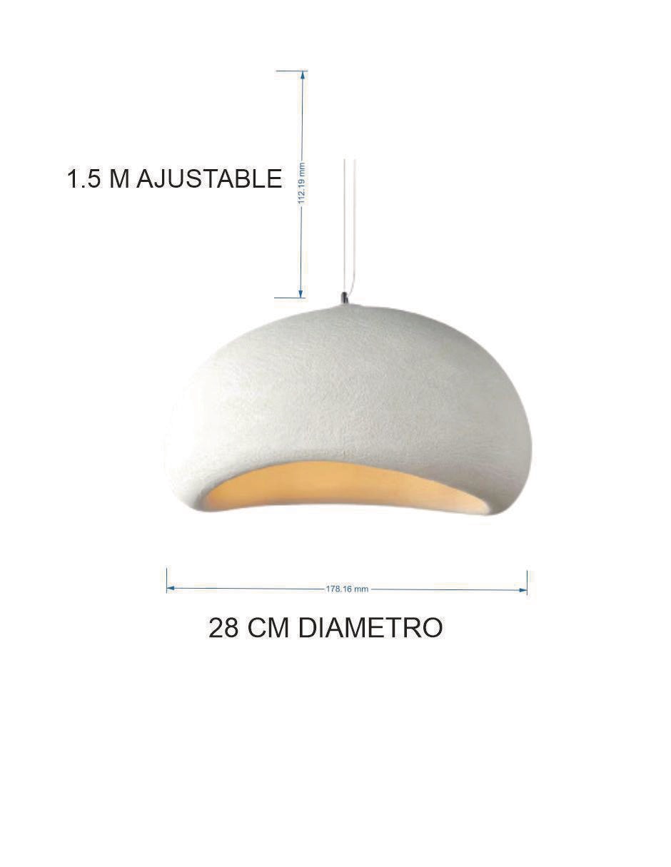 Lámpara colgante Mayadecor incandescente y led