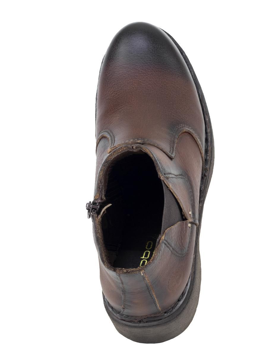 Bota arriba del tobillo de piel para mujer 6