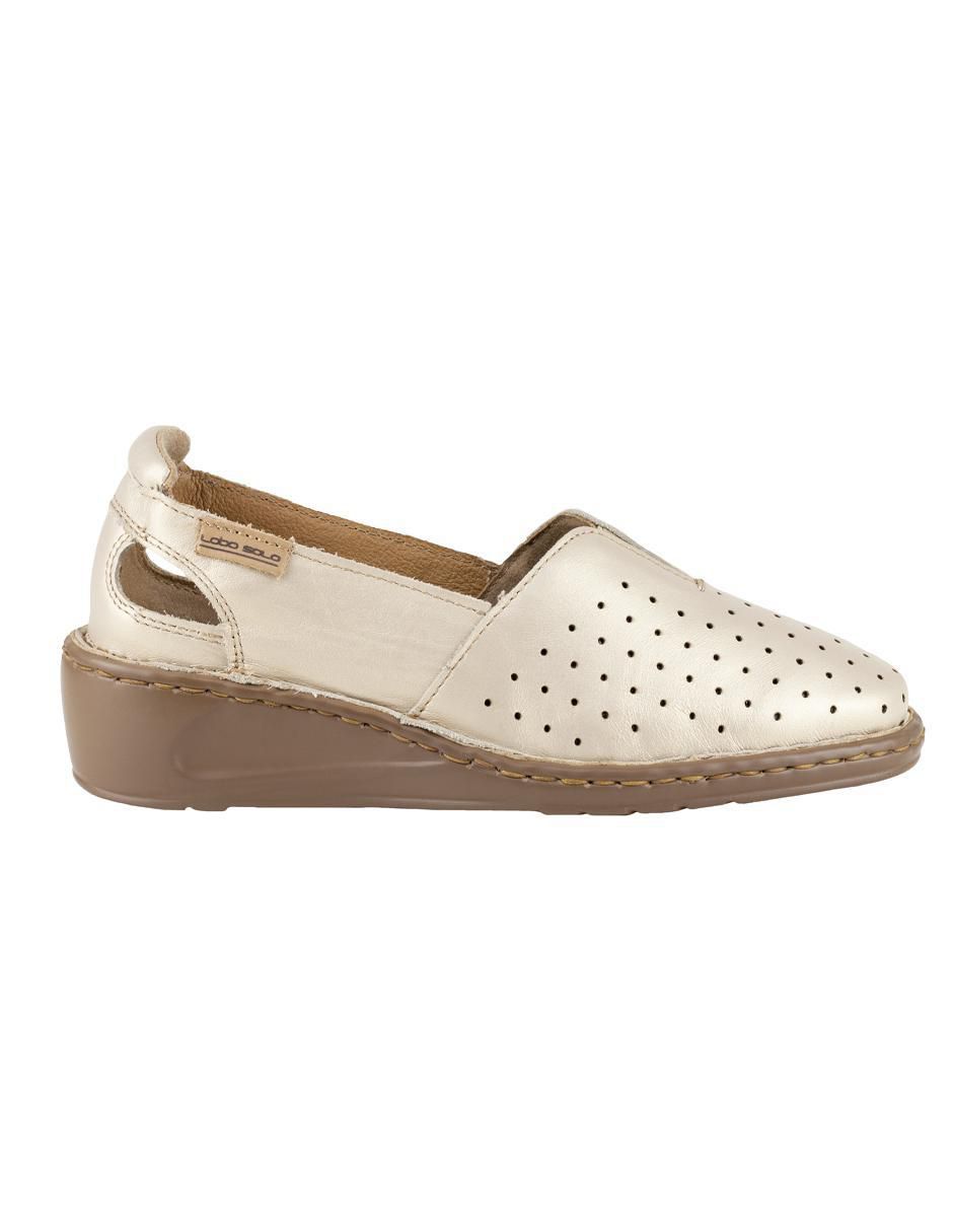 Zapato lobo solo de piel para mujer