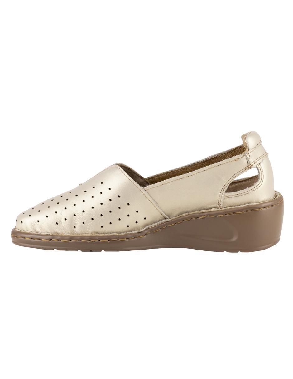 Zapato lobo solo de piel para mujer