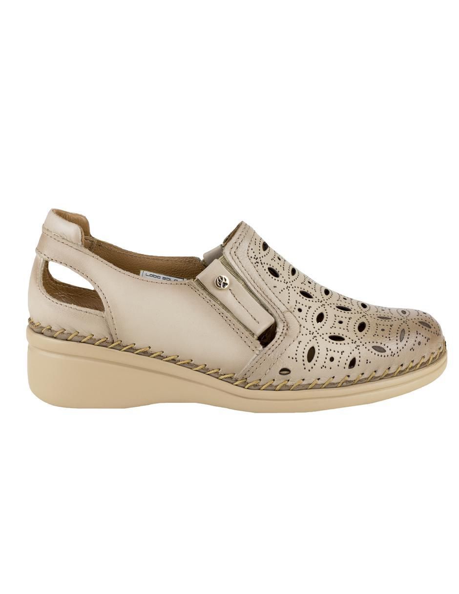 Zapato lobo solo de piel para mujer